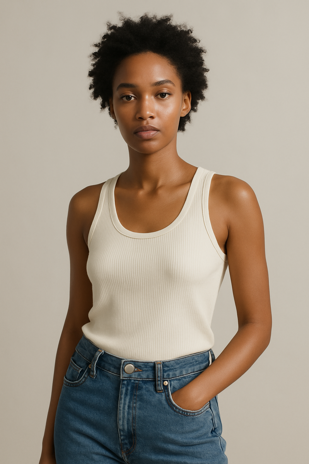 Ruby | Ribbed Tank Top